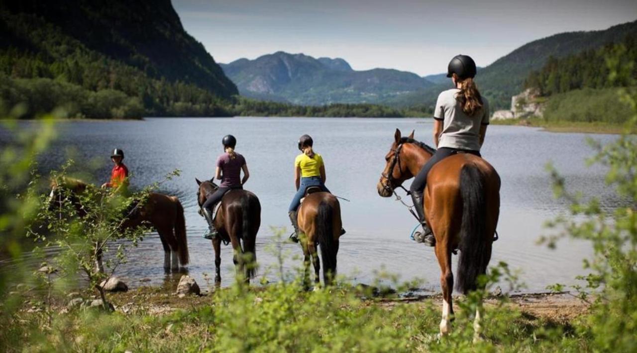 Hytte Naer Vannet, Jacuzzi Og Sauna Vrådal Eksteriør billede