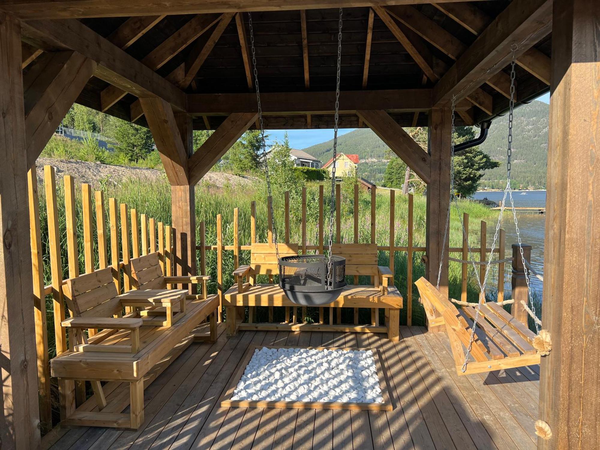 Hytte Naer Vannet, Jacuzzi Og Sauna Vrådal Eksteriør billede